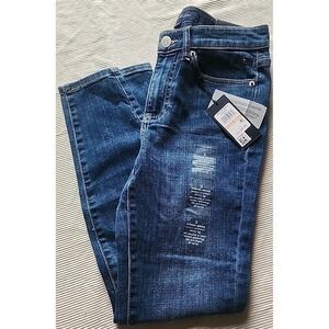 Tommy Hilfiger Women's Blue Tribeca Stretch Skinny Jeans Pants 2 NWT New